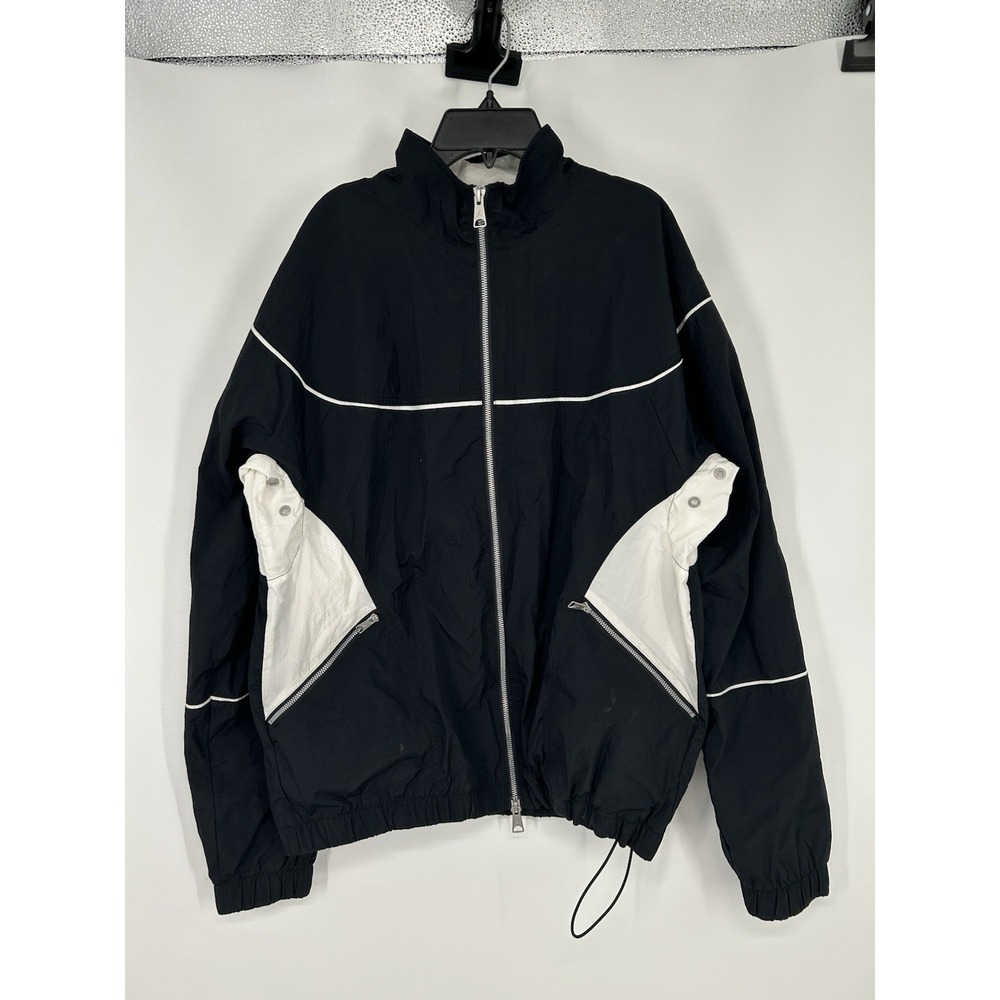 Air Jordan Essentials Windbreaker Track Warm Up Jacket Mesh Lined DV7624-010 Med